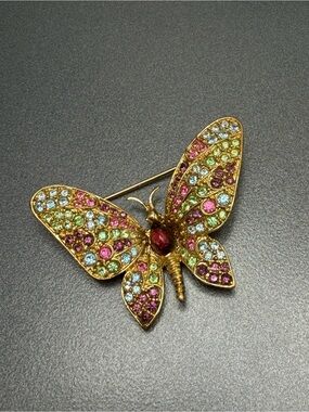 Vintage D’Orlan Butterfly Brooch #72sb